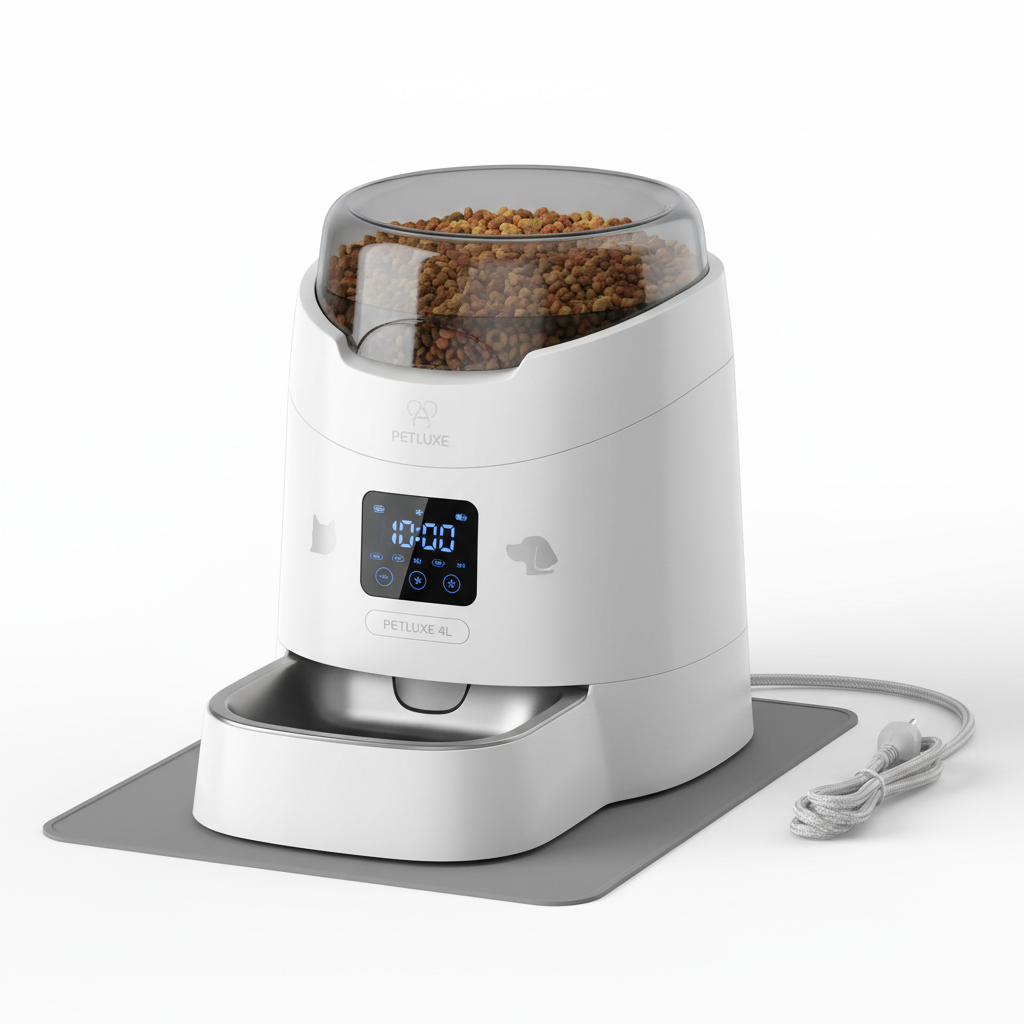 Alimentador Automático Smart WiFi 4L Tikpaws - Tigela Inox