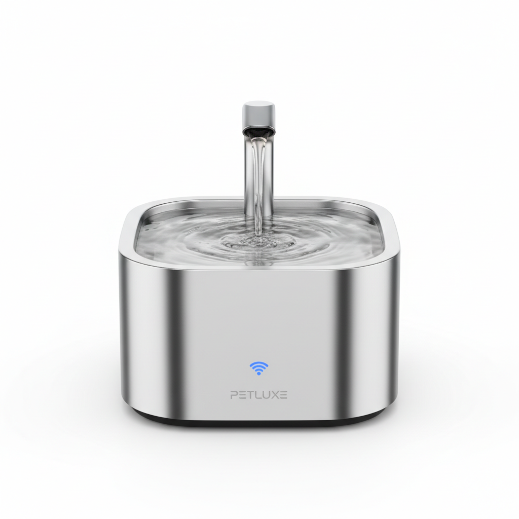Bebedouro Smart WiFi 4L Tikpaws - Aço Inoxidável para Cães e Gatos